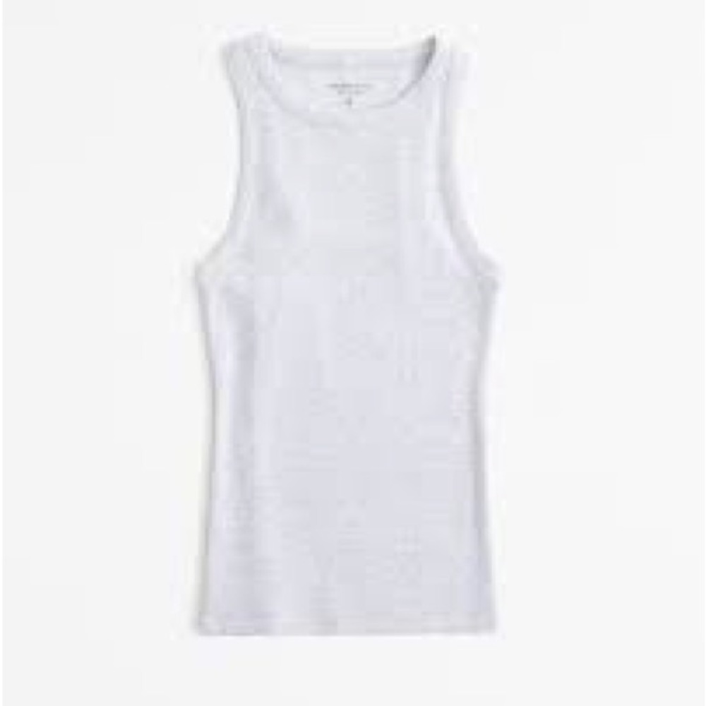 Abercrombie & Fitch Tuckable High Neck Ribbed Tank